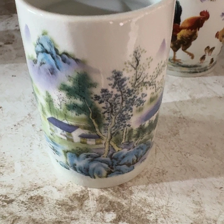 摆件陶瓷和瓷器中使用