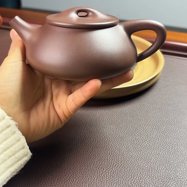 公道杯紫砂满瓢全手工制作
