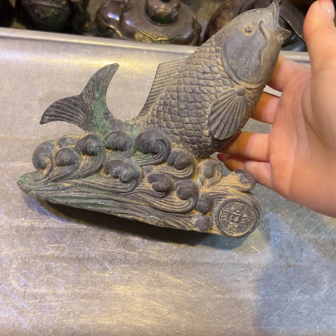 黄铜摆件，文房摆件