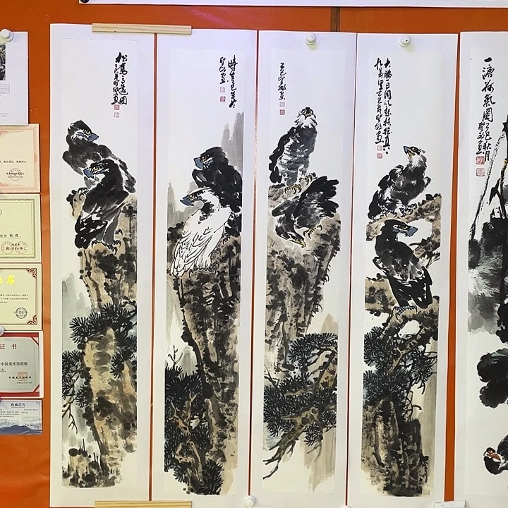 国画张圣敏先生纯手绘作品