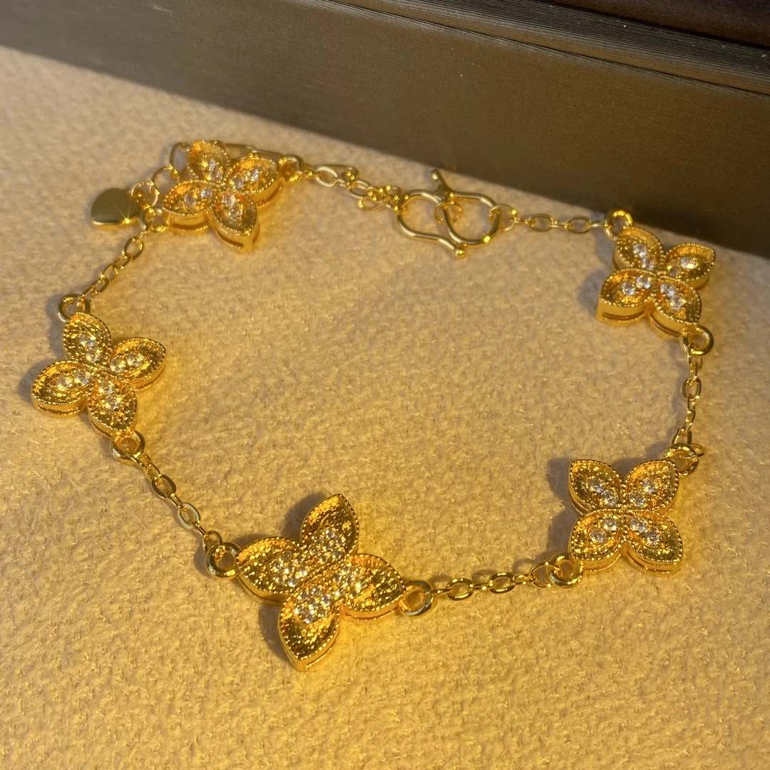 6403【手链】轻奢精品玫瑰金色女士手链