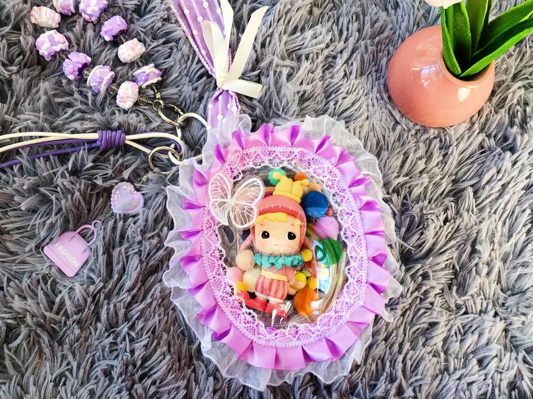 【开播福利仅一端】DIY重工手机链miu系包挂精美娃包