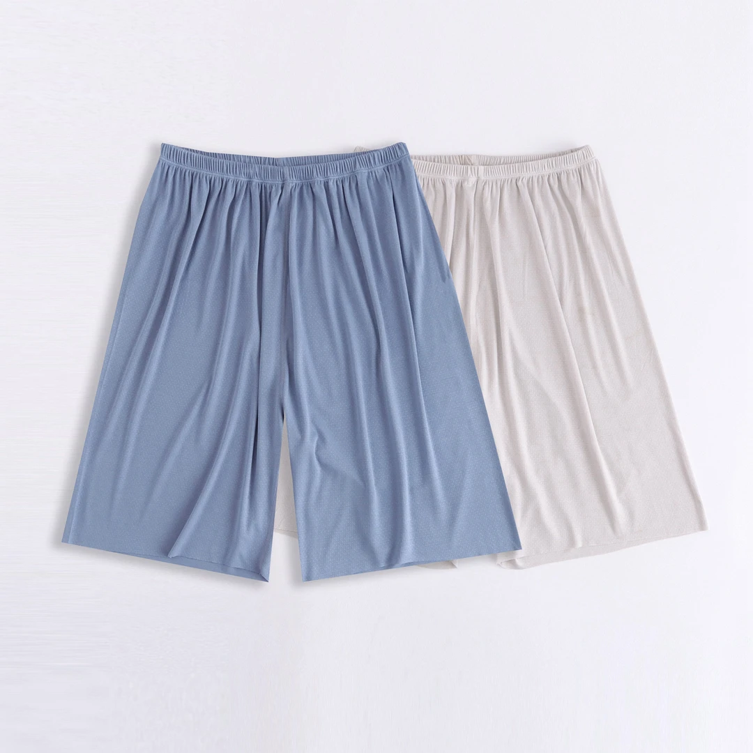 【妮妮珂珂】成人优可丝短袖➕短裤夏季薄款宽松休闲纯色家居服