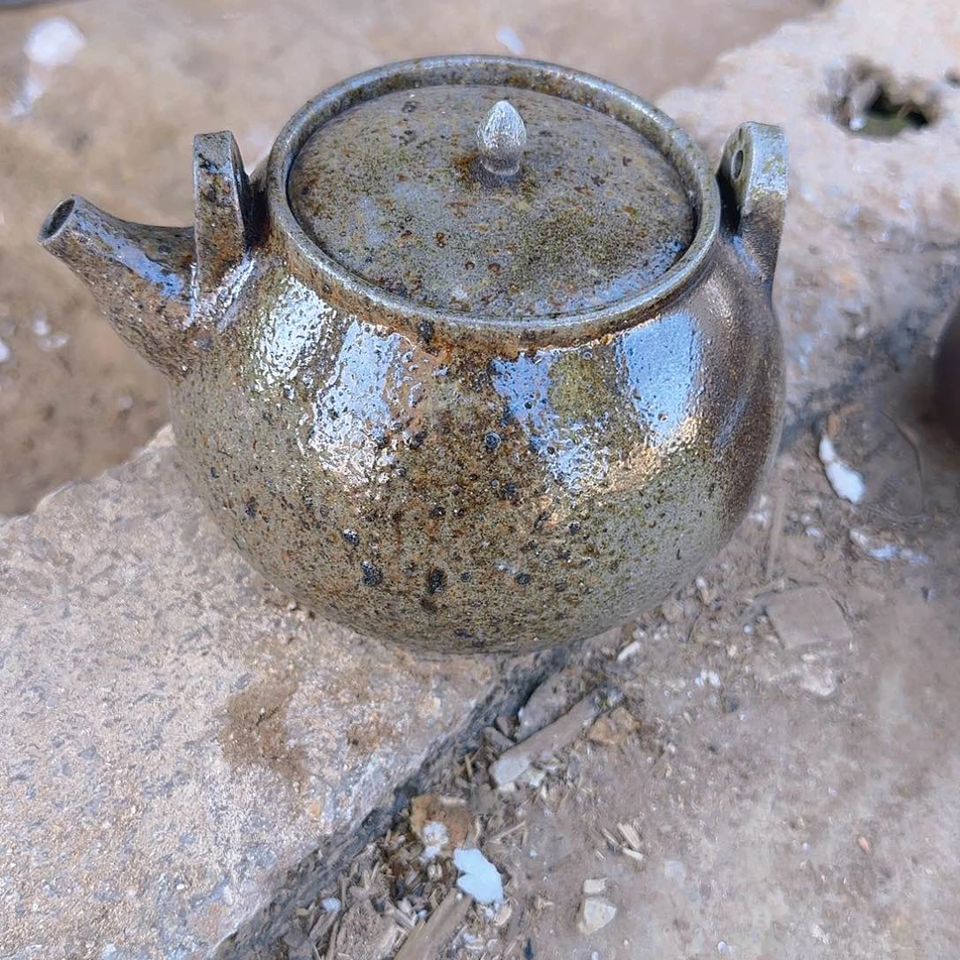 海***运全品龙窑柴烧提梁壶