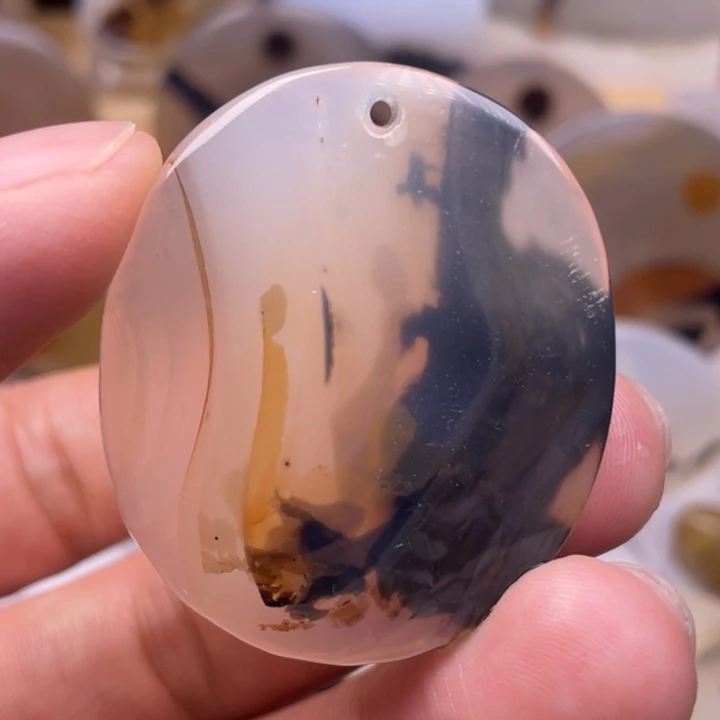 玛瑙/玉髓未镶嵌吊坠(不含链)