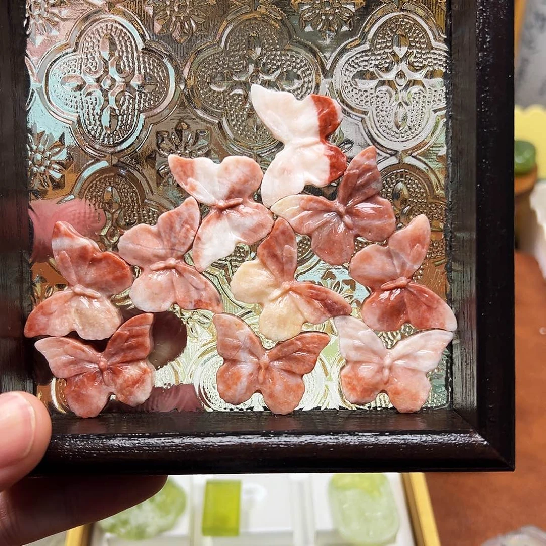 蛇纹石玉合金项链