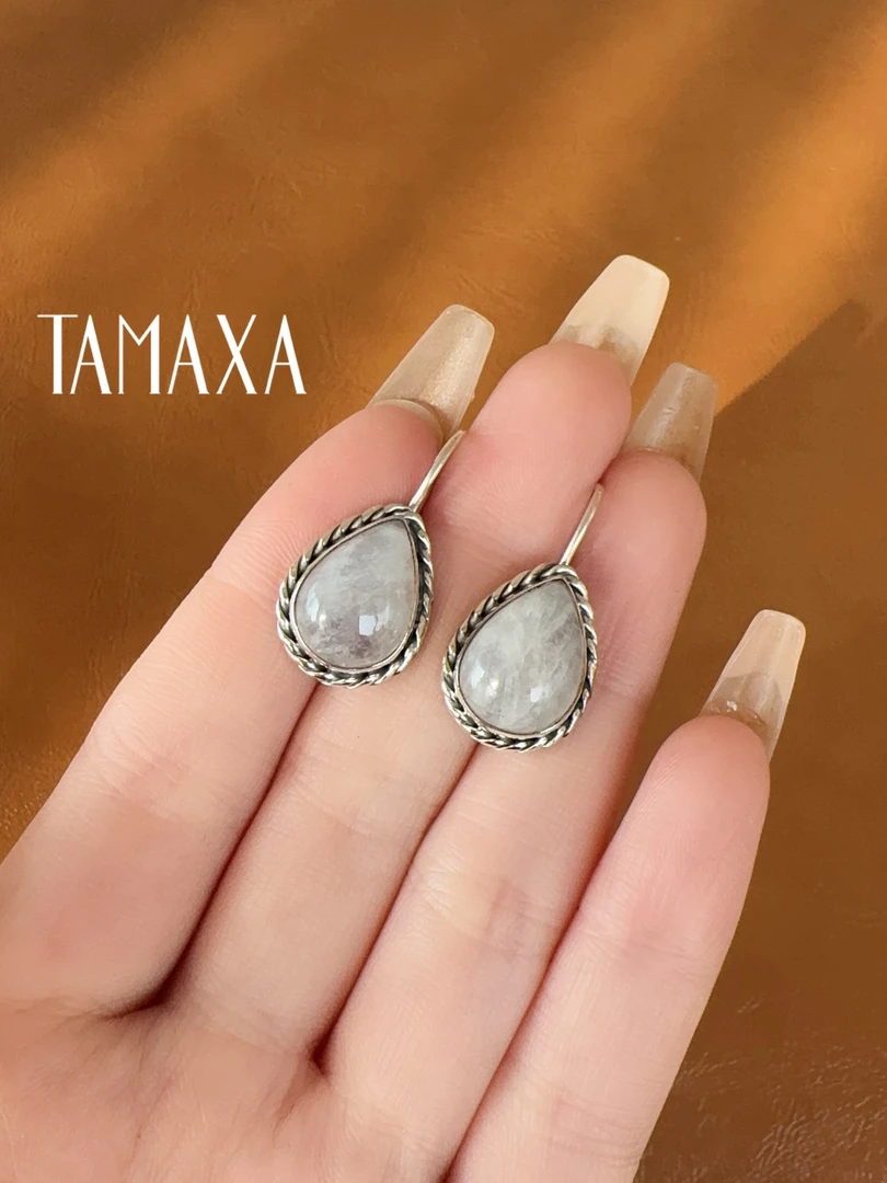 925银银制品 Tamaxa纯银耳环