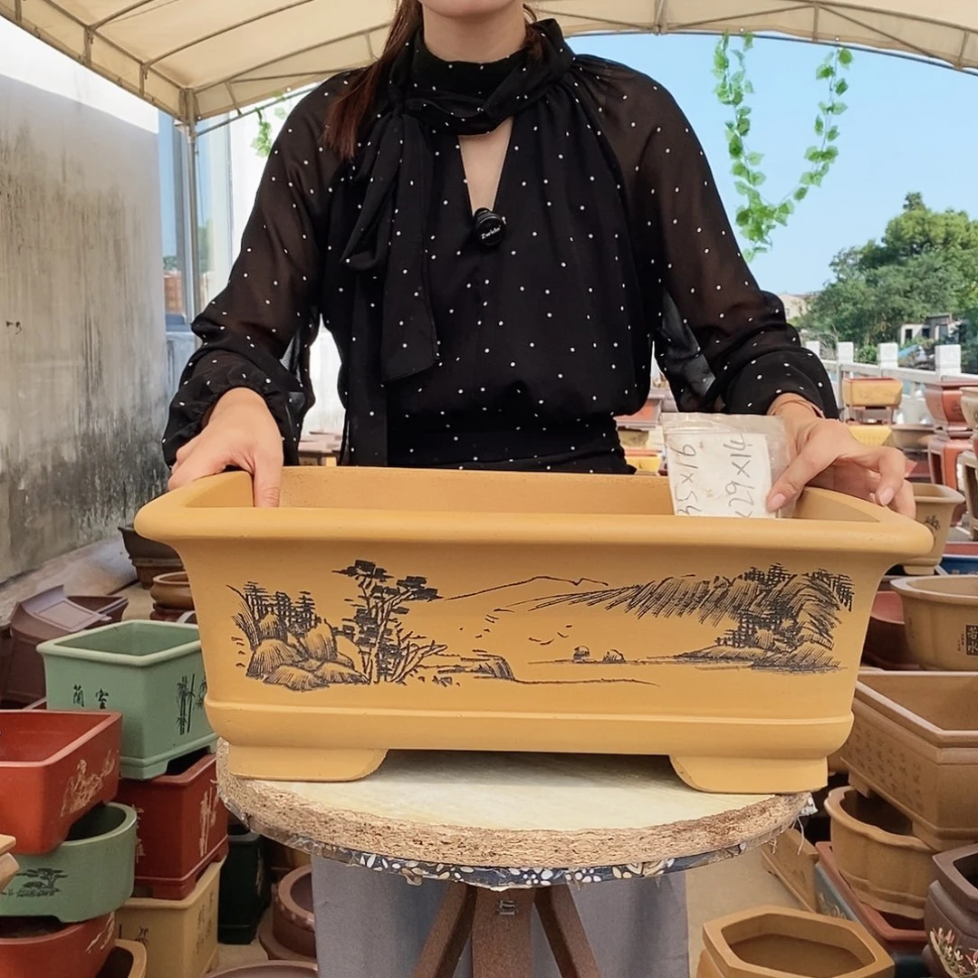 紫砂花盆紫砂花盆