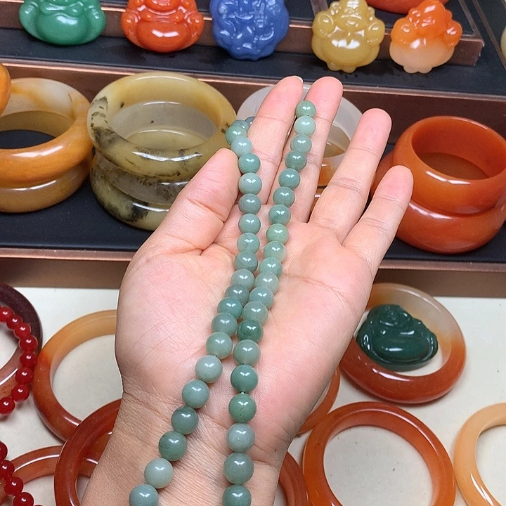 石英质玉未镶嵌手串