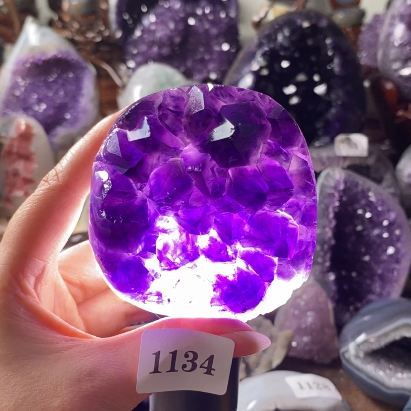 【闪购商品】未镶嵌大型摆件（非配饰）紫晶