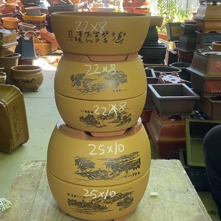 紫砂花盆紫砂紫砂