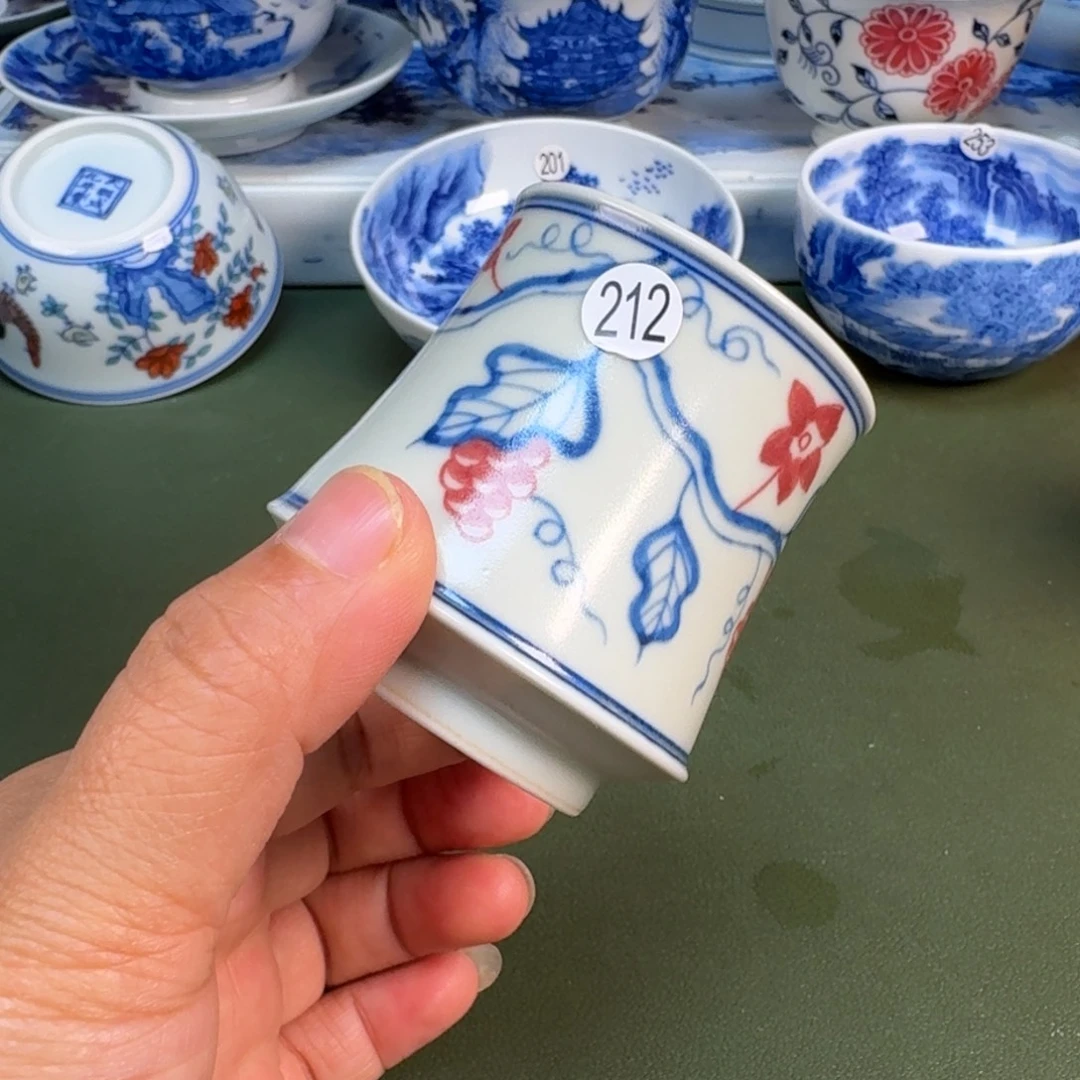 陶景德镇纯手绘茶具圆圆212