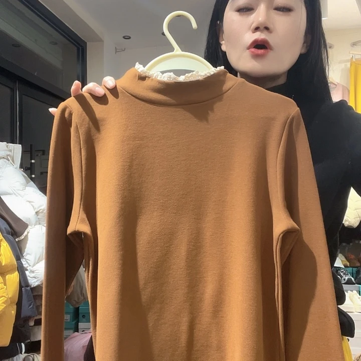 大瑶瑶同款南瓜德绒打底