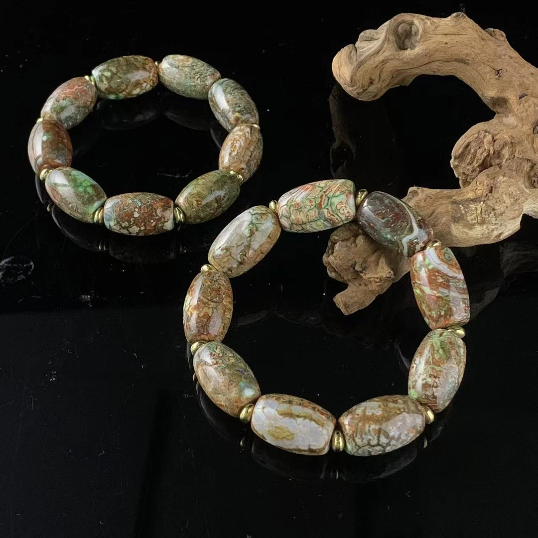面面来财珠宝S7669卡14x20+/长石玛瑙手串-多样性发其一