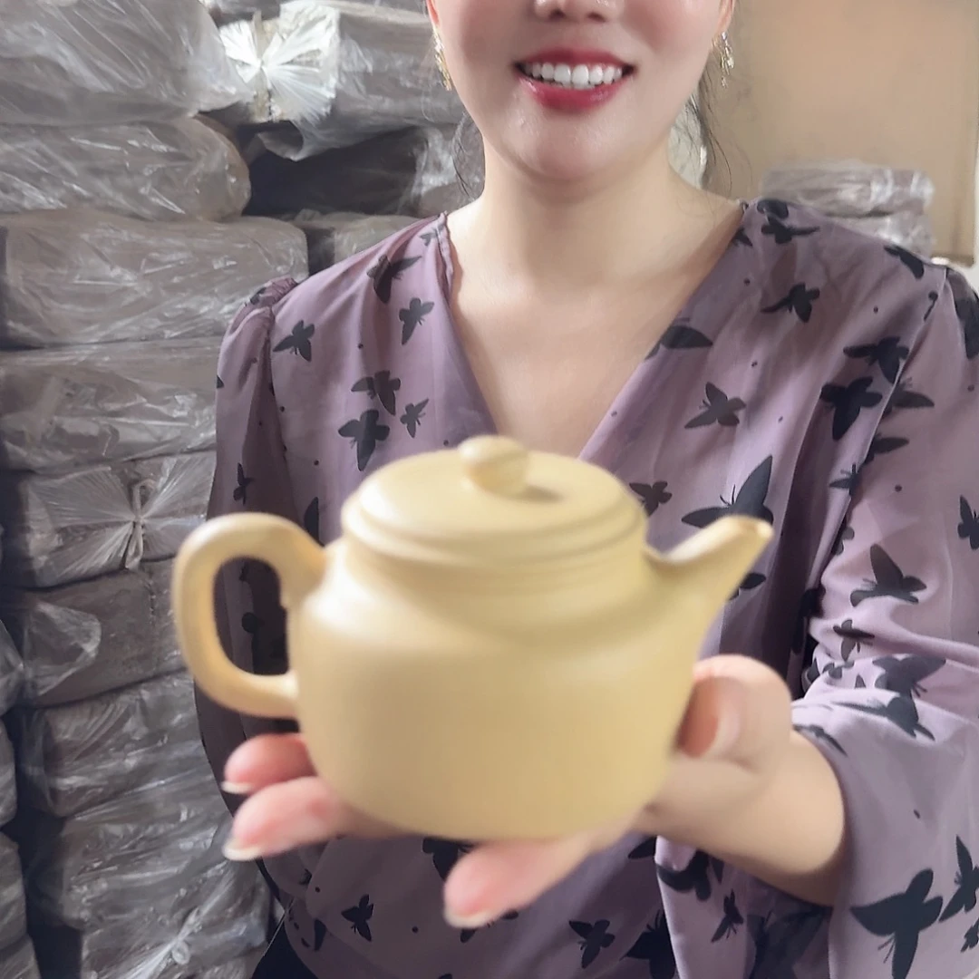 紫砂茶壶宜兴原矿紫砂本绿