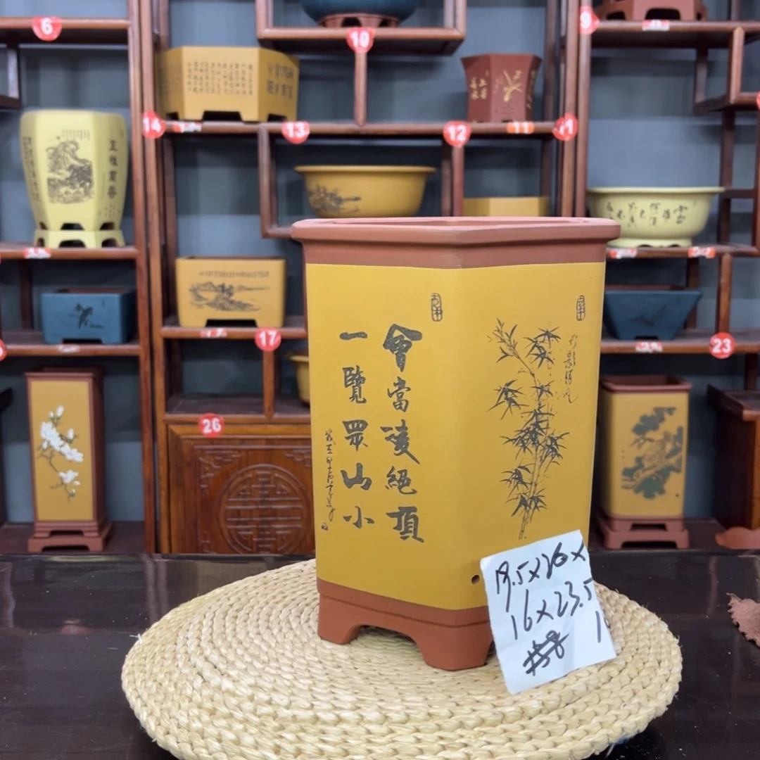 紫砂花盆紫砂花盆