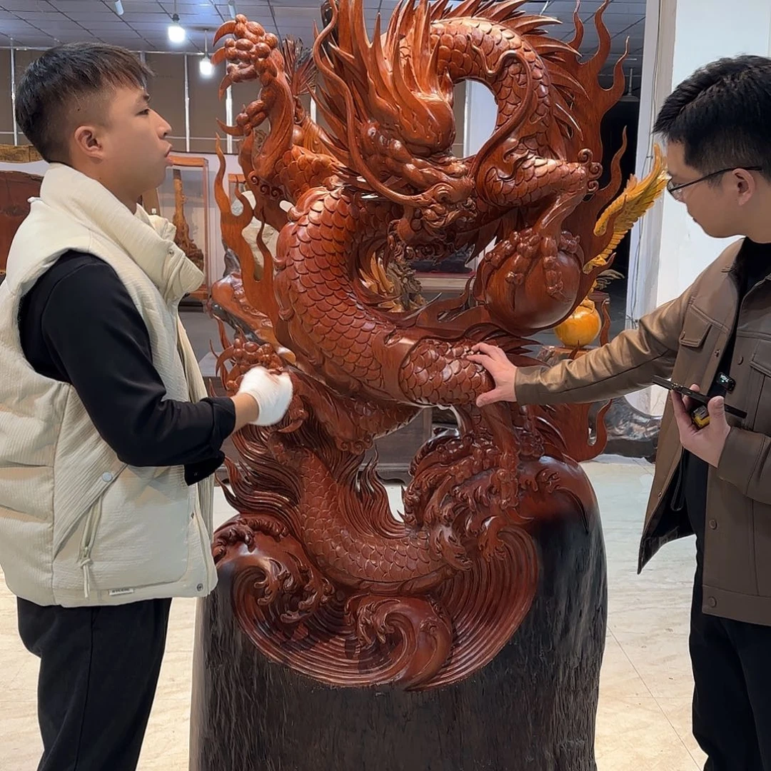 大果紫檀（缅甸花梨）工艺品摆件包邮