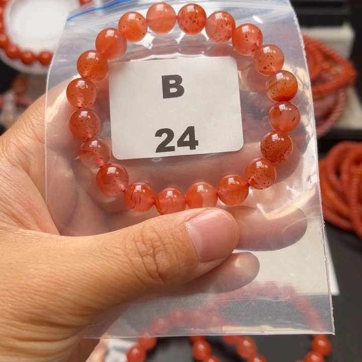 未镶嵌多样性发货默认微瑕称重9m m南红玛瑙