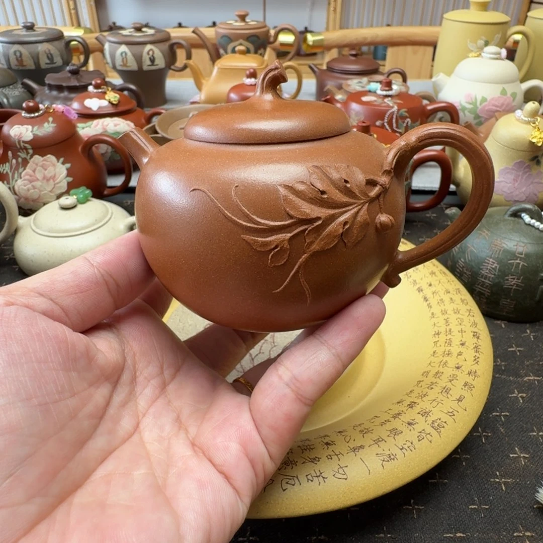 茶壶紫砂瓜语段泥