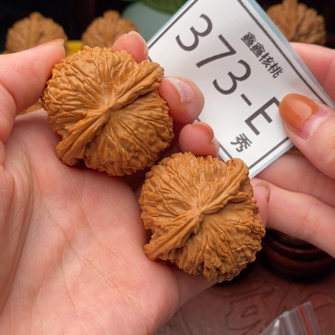 文玩核桃把件白狮41