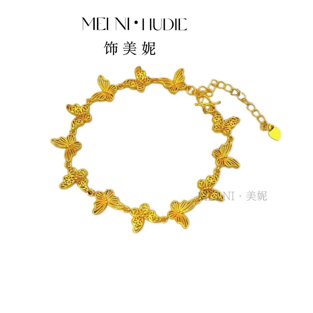 精工十二连蝴蝶手链新款时尚气质