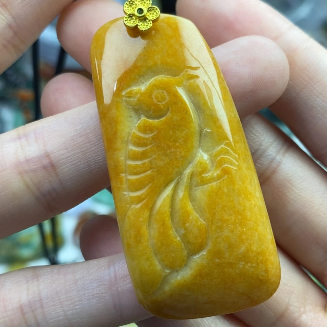 翡翠未镶嵌颈饰吊坠