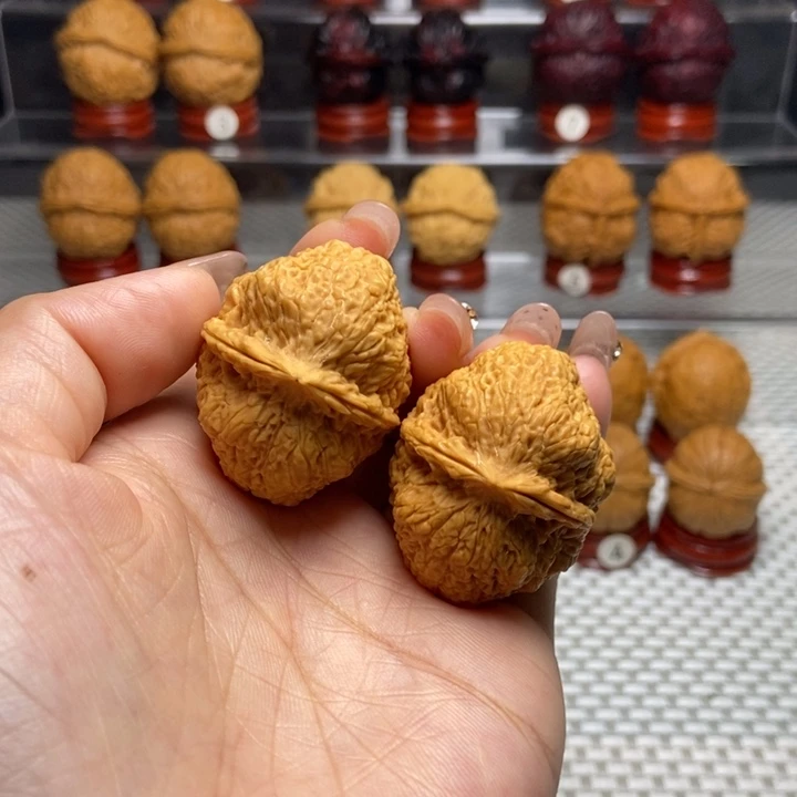 文玩核桃把件2火凤金蟾