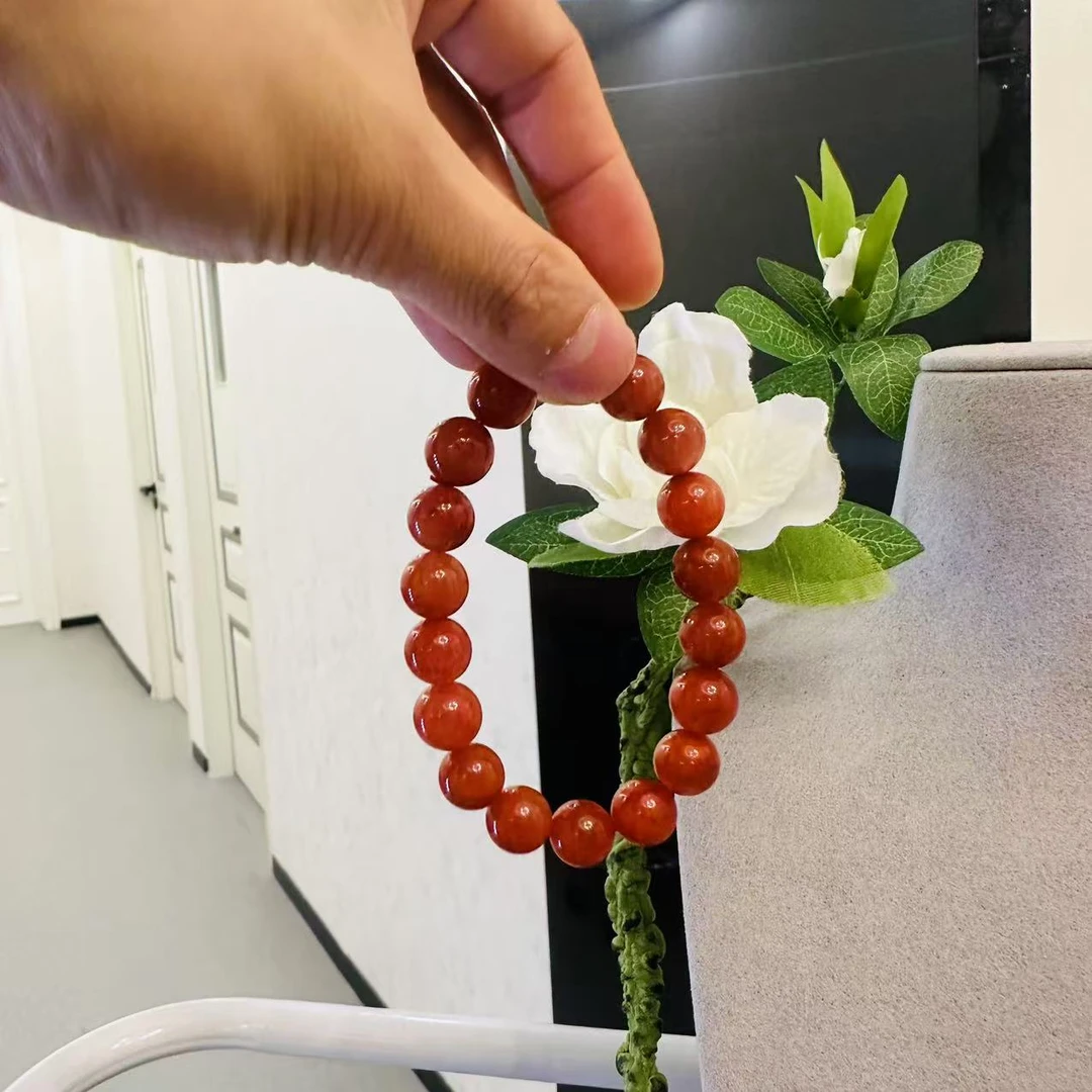 壹屿珠宝  南红牛血红火焰纹典藏级手饰卡12