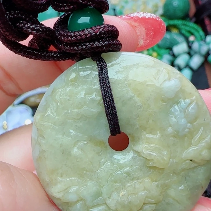 颈饰未镶嵌翡翠天然A货61