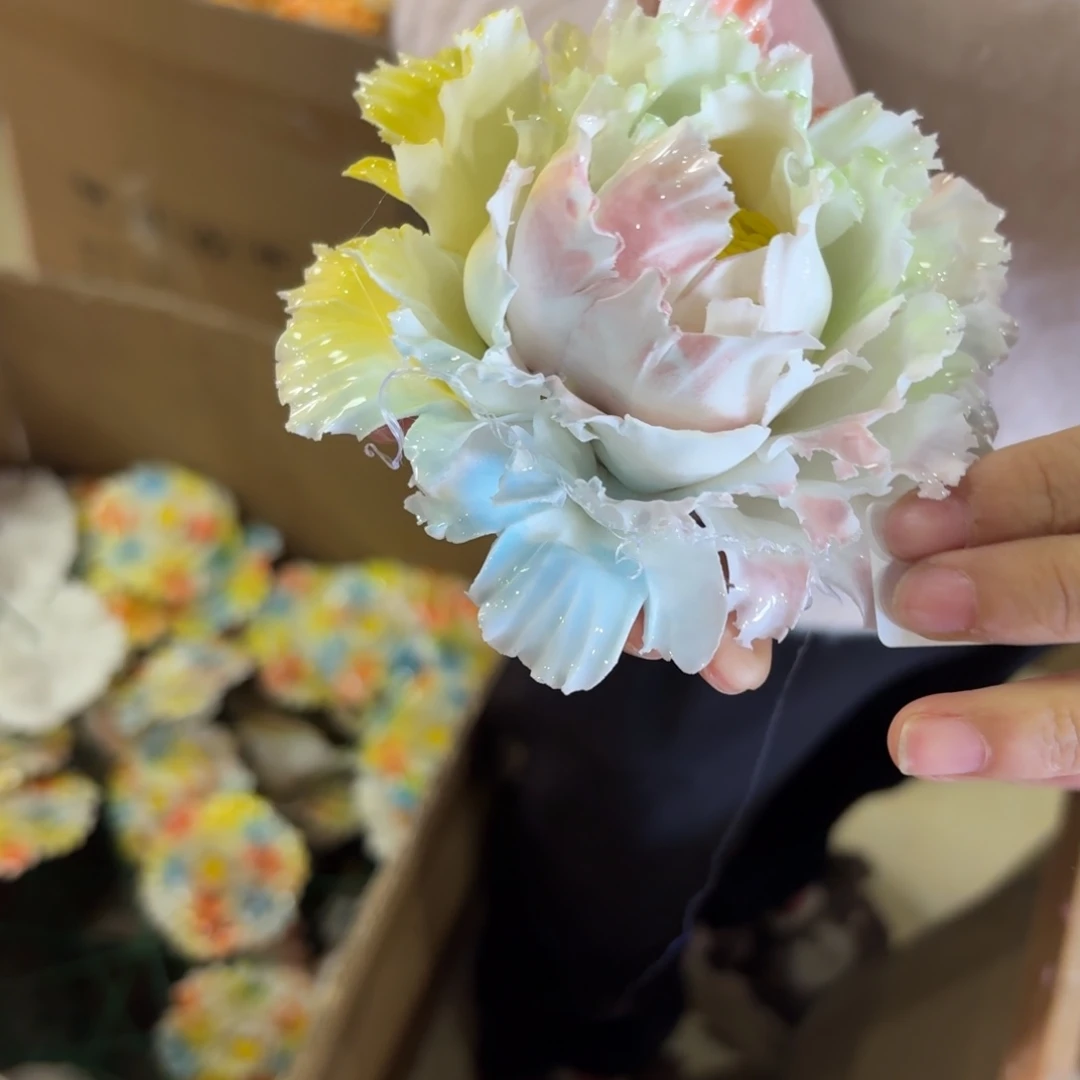 瑕疵2027 陶瓷花拍满20元发货，退款的拉黑