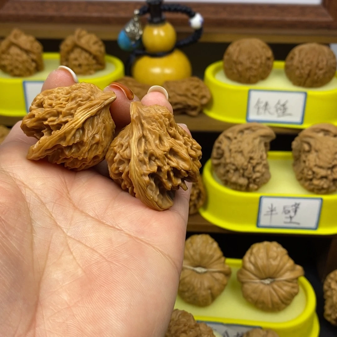 核桃小鸟 文玩/木作/... 文玩把件/配
