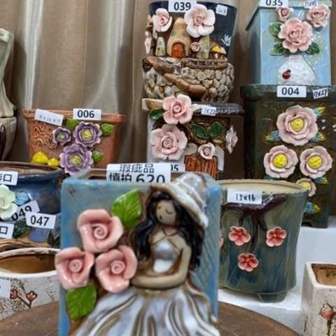 【闪购商品】红陶粗陶花盆瑕疵620