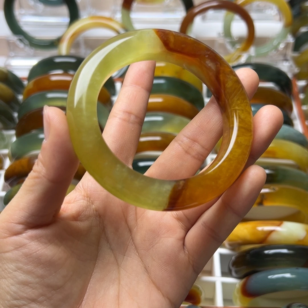 蛇纹石玉合金手镯