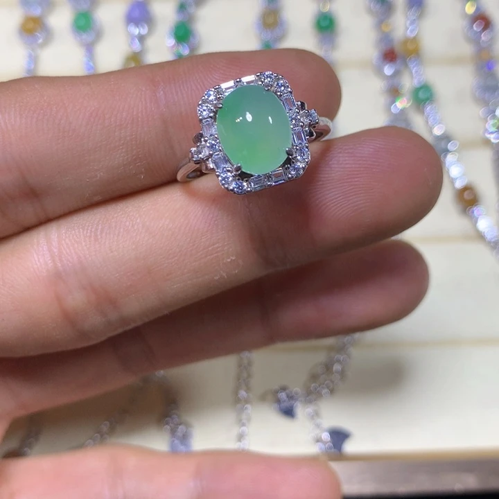 翡翠戒指未镶嵌翡翠戒指