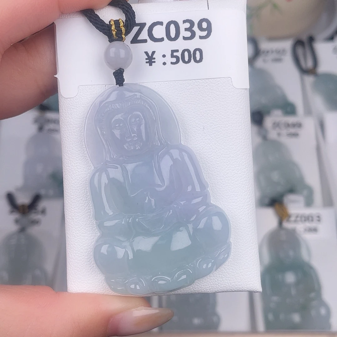 翡翠未镶嵌颈饰zc039