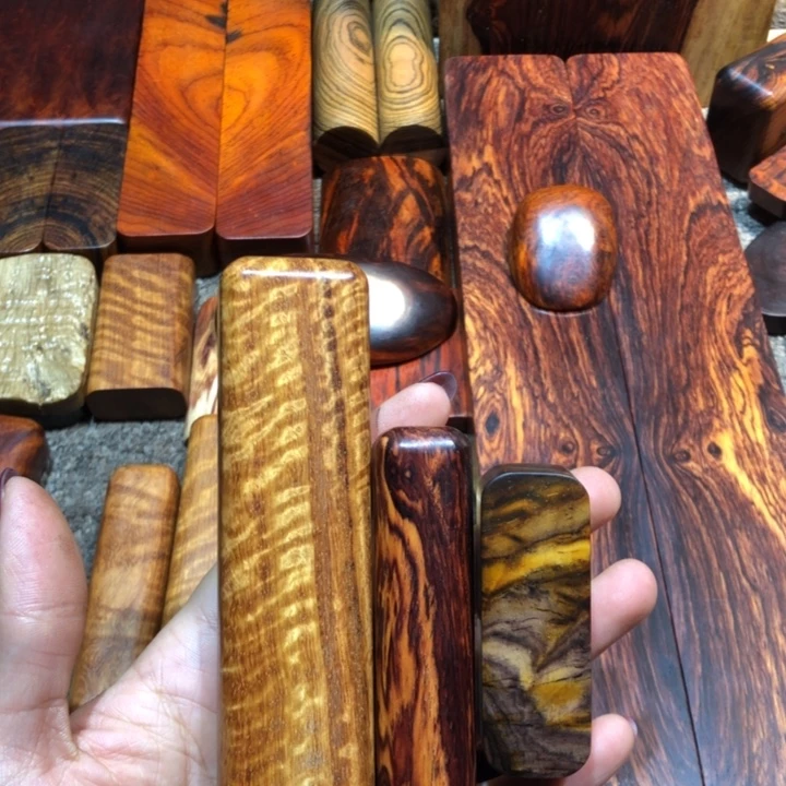 黑***儿绒质实木红木木料手把