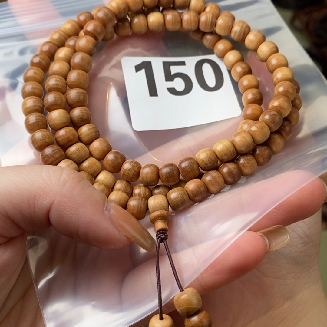 檀香木手串/手链西*?67多圈老型150