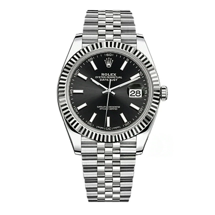 99新 Rolex/劳力士 日志126334/41mm/黑盘条钉/自动机械/单表