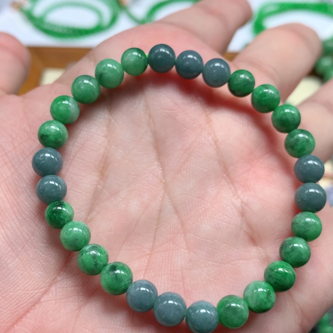 未镶嵌手链翡翠翡翠