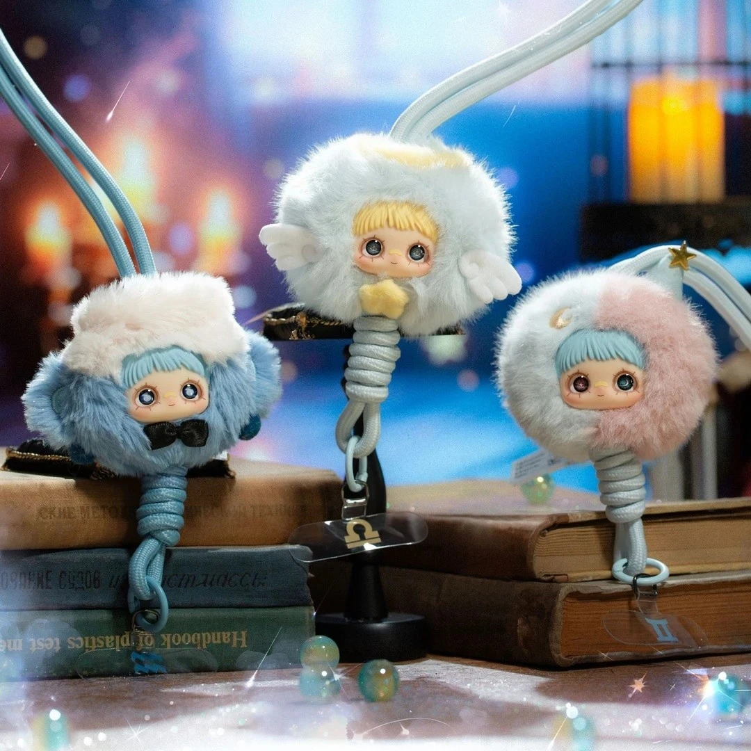 Hi TOY-MayMei霉霉十二星座物语系列盲盒毛绒挂件可爱公仔