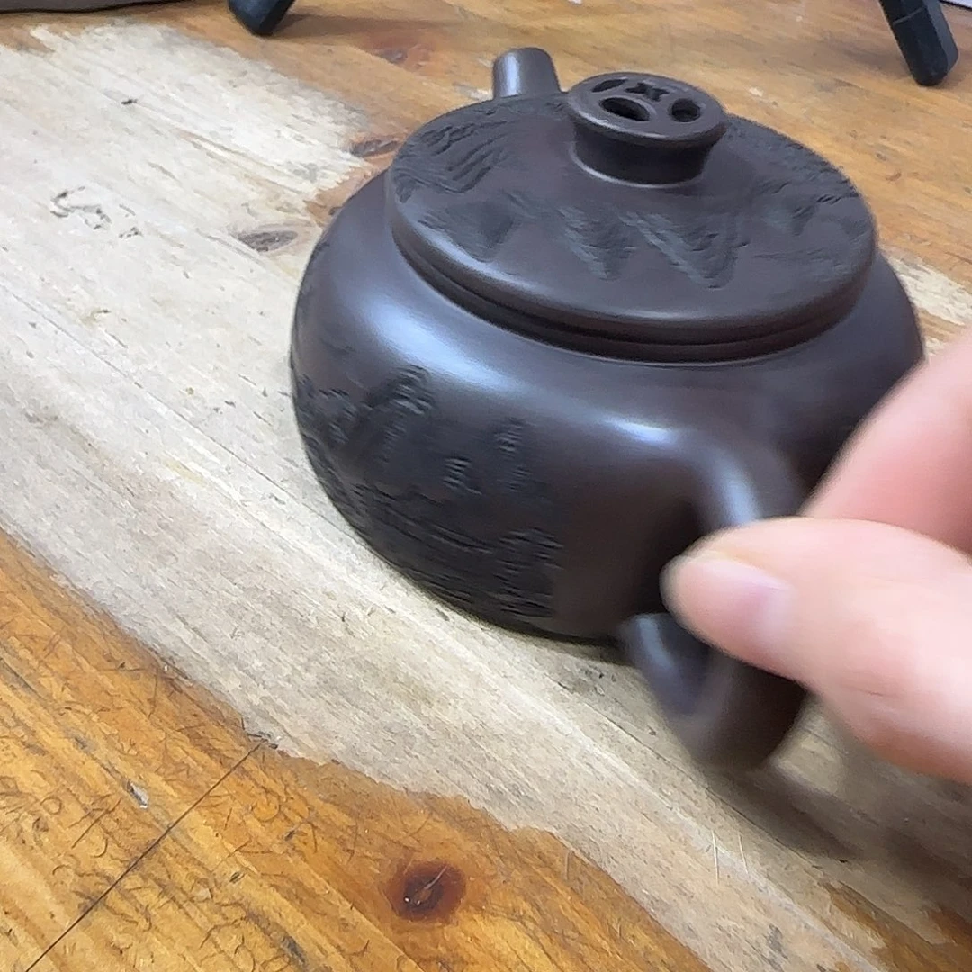 紫砂茶壶民间手艺人全手工制作