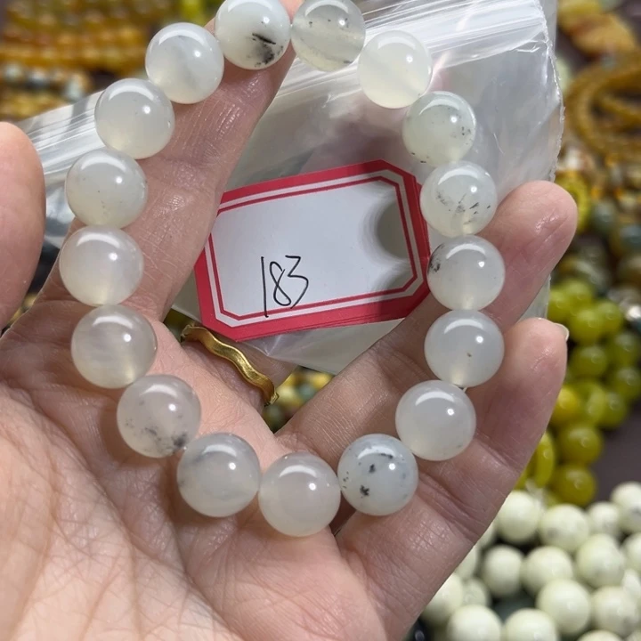 蛇纹石玉未镶嵌手链