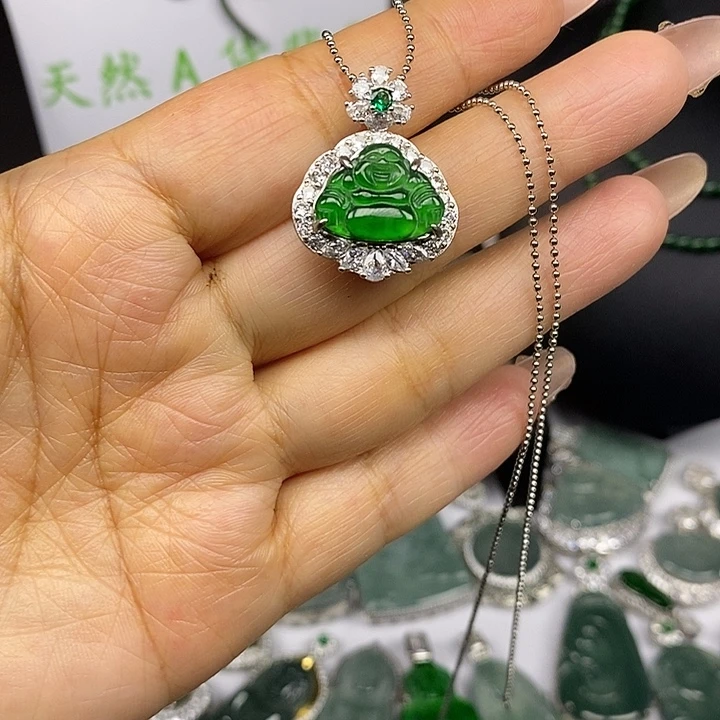 翡翠未镶嵌耳饰翡翠未镶嵌挂件