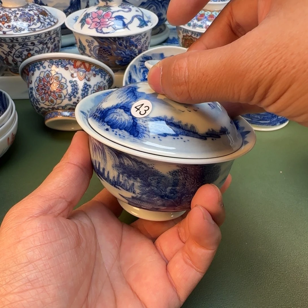 纯手工纯手绘茶具石头43