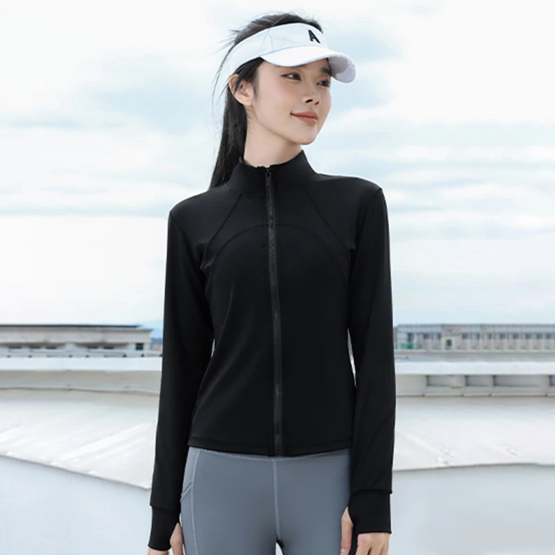 防晒衣女夏季薄款防紫外线修身显瘦瑜伽服外套冰丝2025新款防晒服