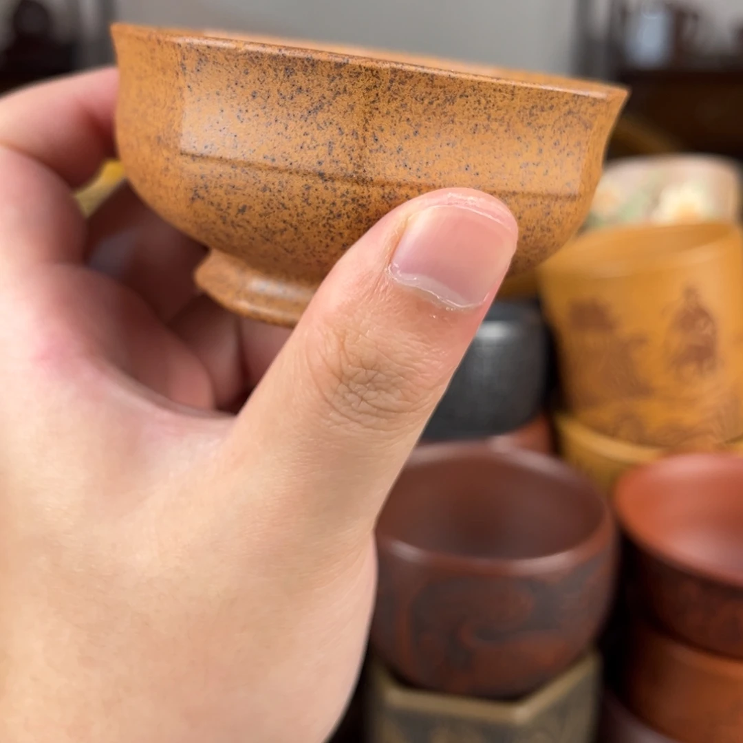 紫砂茶杯紫砂主人杯 手工制做