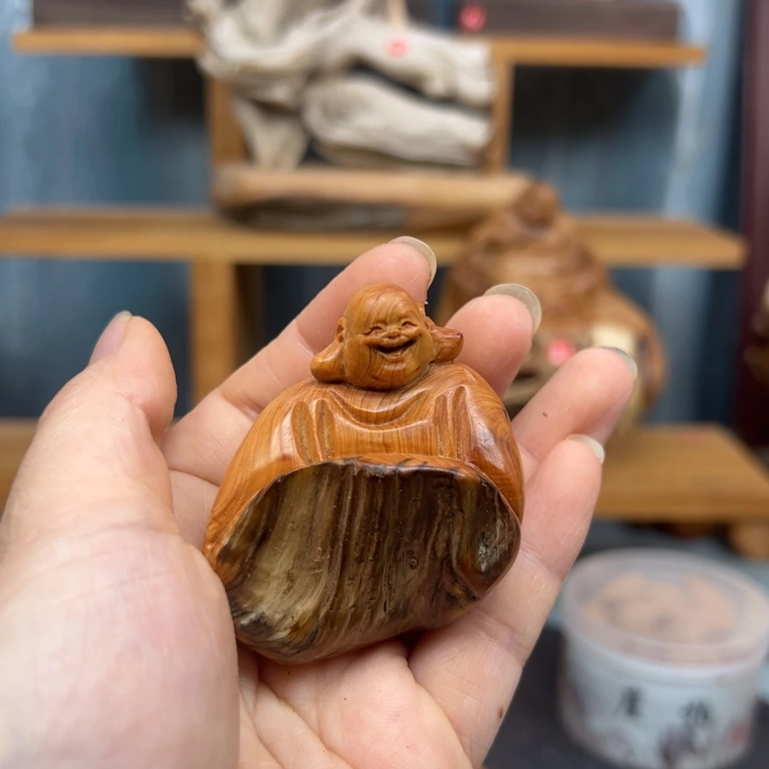 木李*麦崖柏木摆件手把件