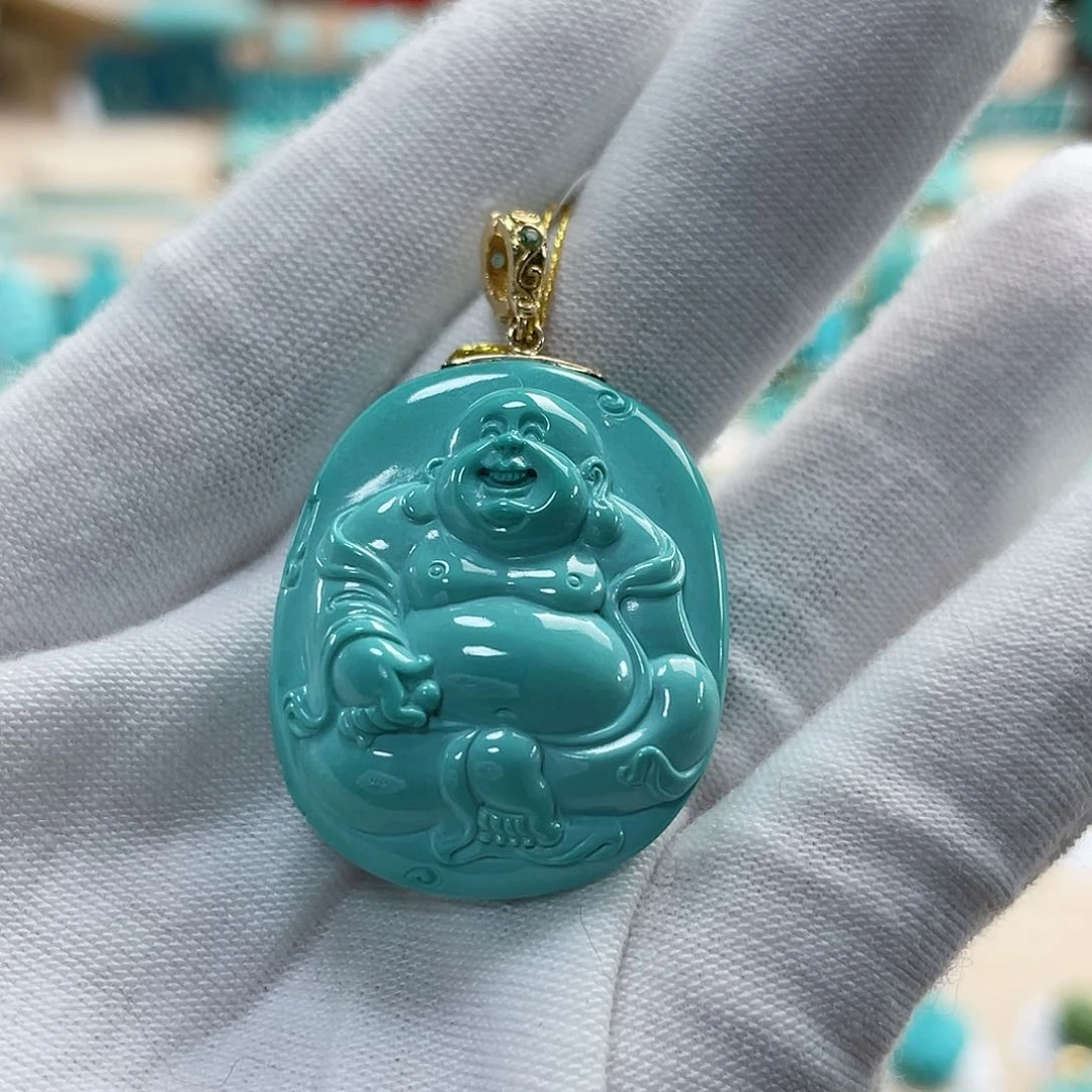 绿松石珠宝奇石未镶嵌