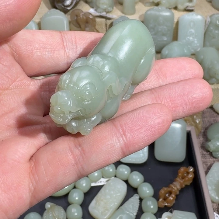 和田玉吊坠(不含链)未镶嵌