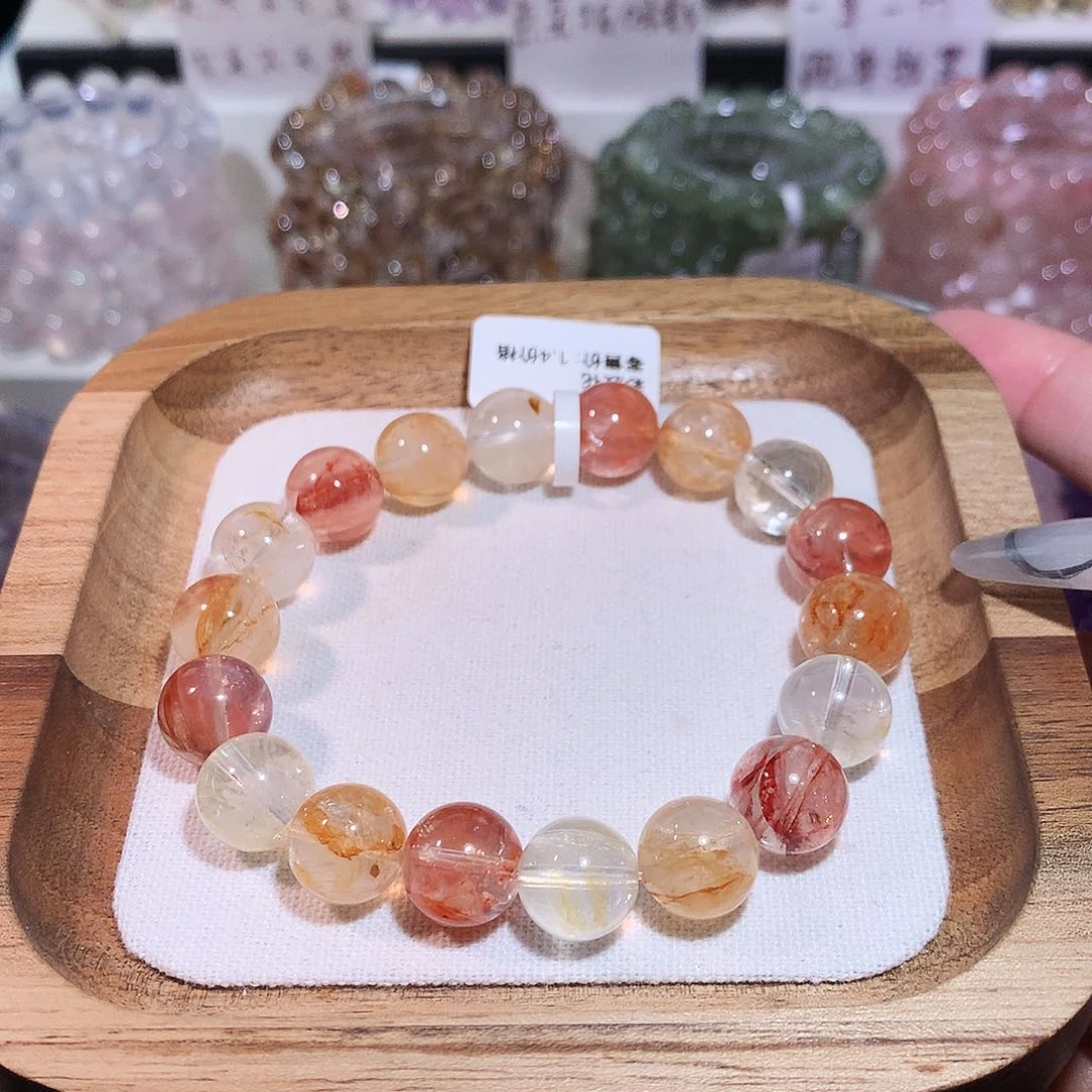 未镶嵌手链水晶彩胶花12